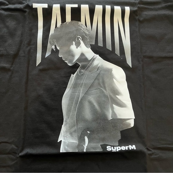 NWT Taemin Super M T-Shirt Size XL Korean Pop KPOP - Picture 1 of 6